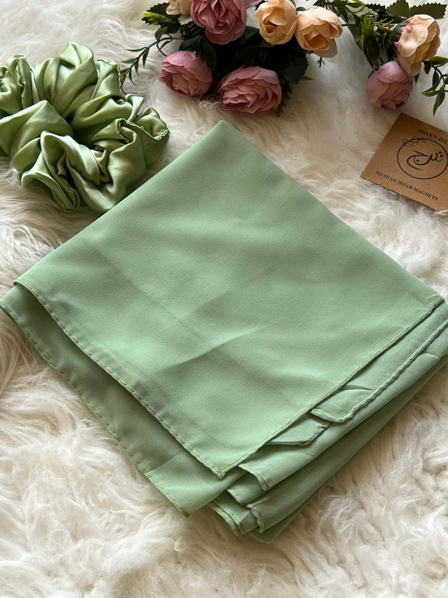 Plain Georgette - Jade