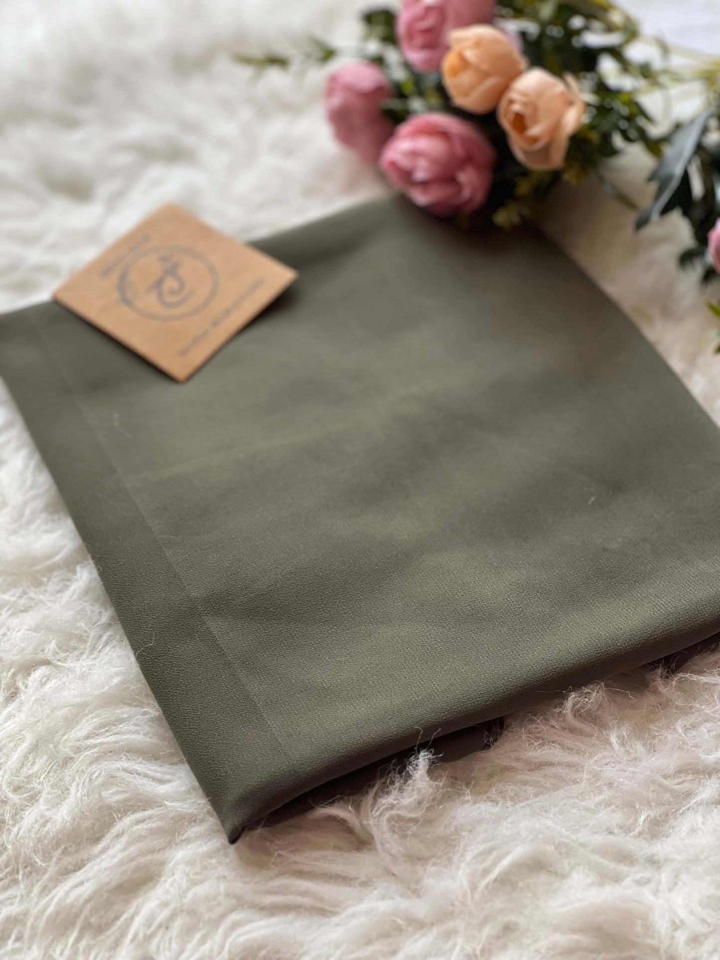 Plain Georgette - Olive