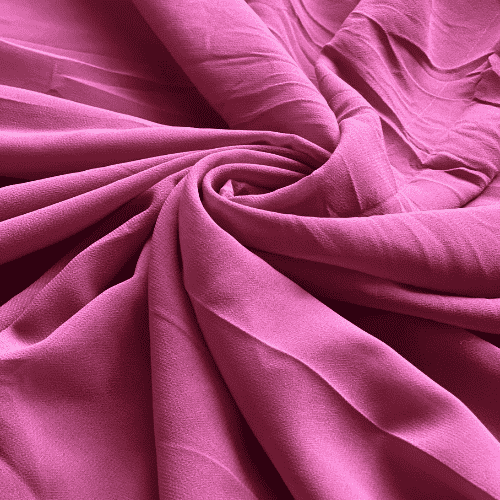 Plain Georgette - Dark Pink