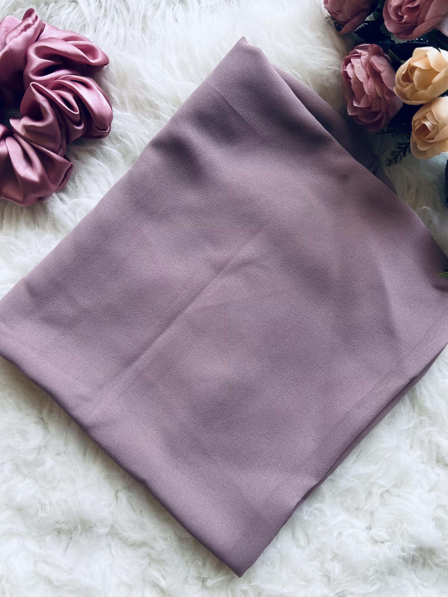 Plain Georgette - Light Lilac