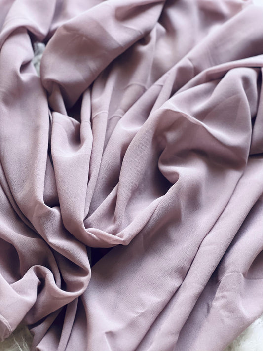 Plain Georgette - Light Lilac