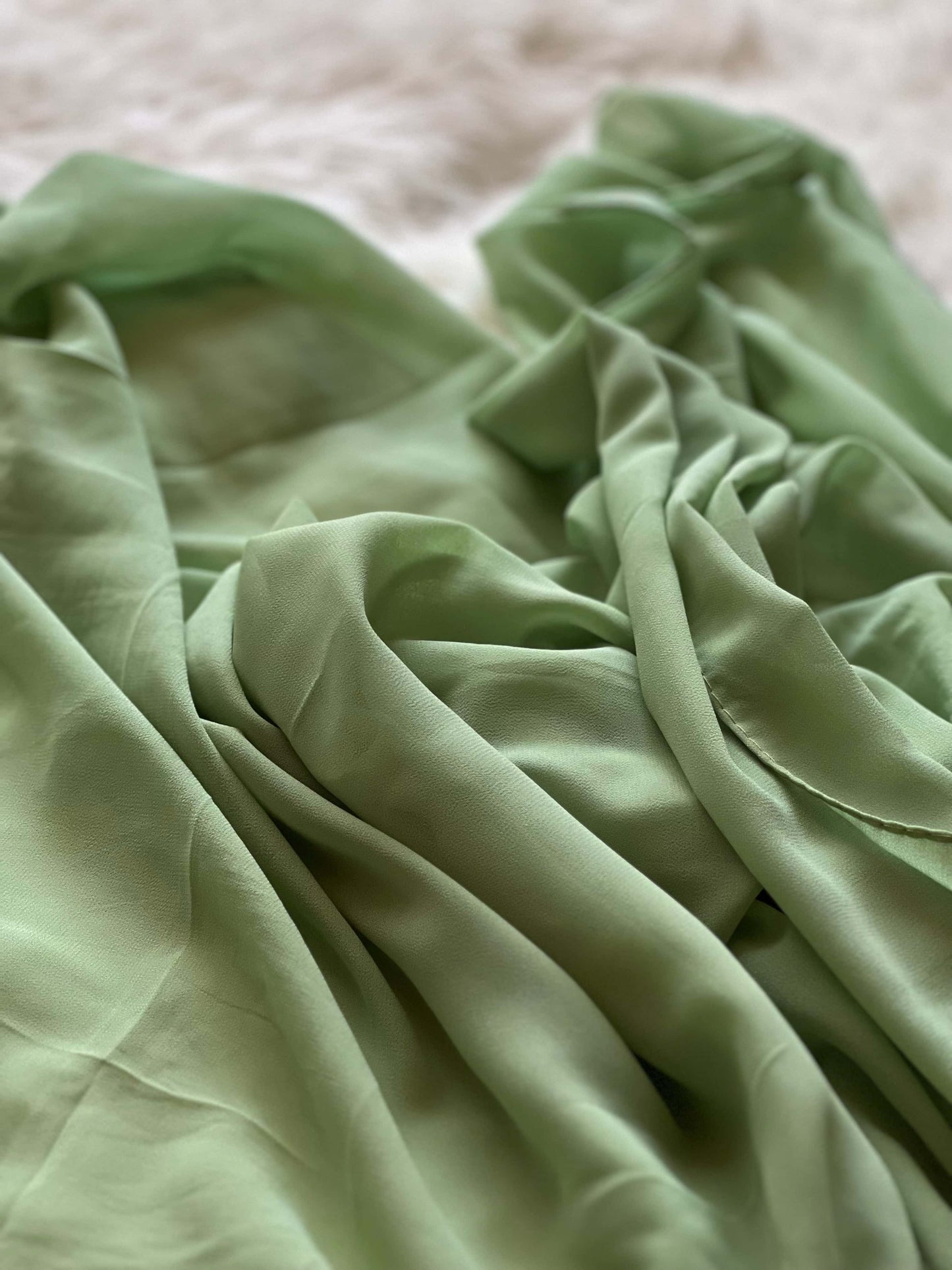 Plain Georgette - Jade