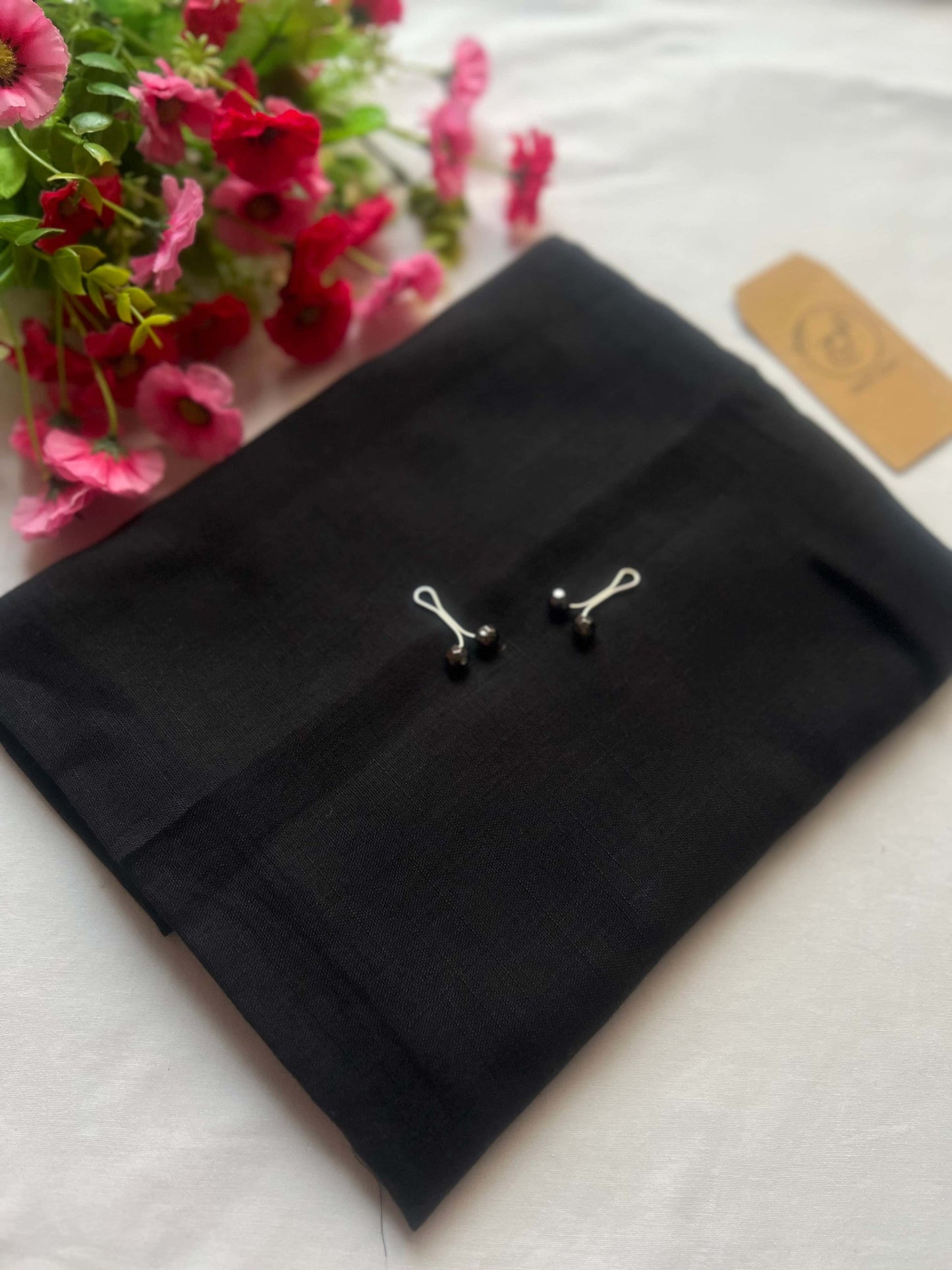 Turkish Lawn Hijab - Black