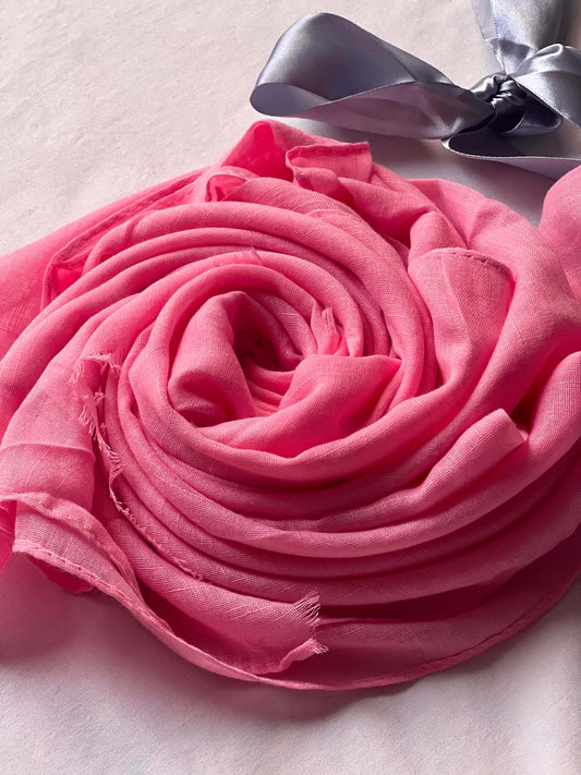 Turkish Lawn Hijab - Pink