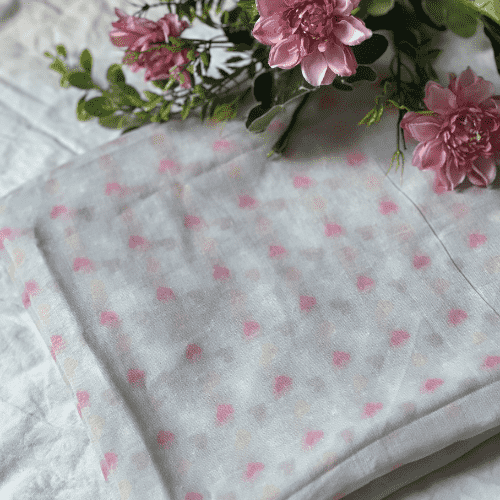 Printed Lawn Blush Hearts