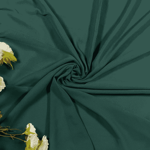 Plain Georgette - Dark Green