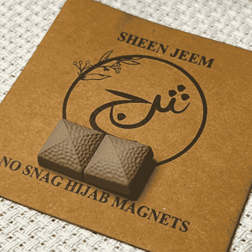 Hijab Magnet Square Light Brown - Pair of 1