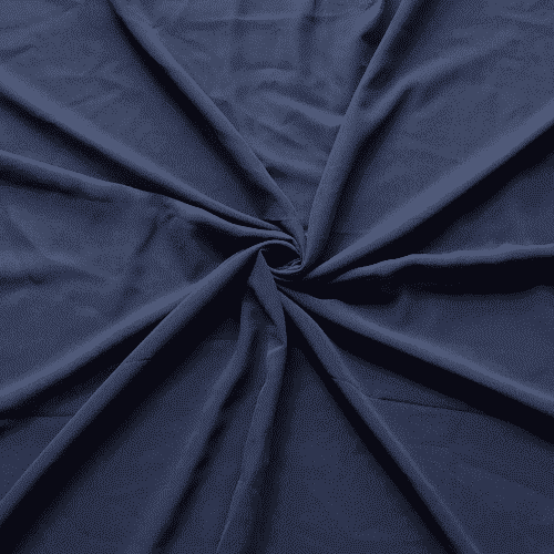 Plain Georgette - Navy Blue
