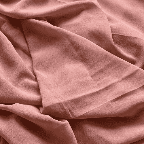 Plain Georgette - Peach Blossom