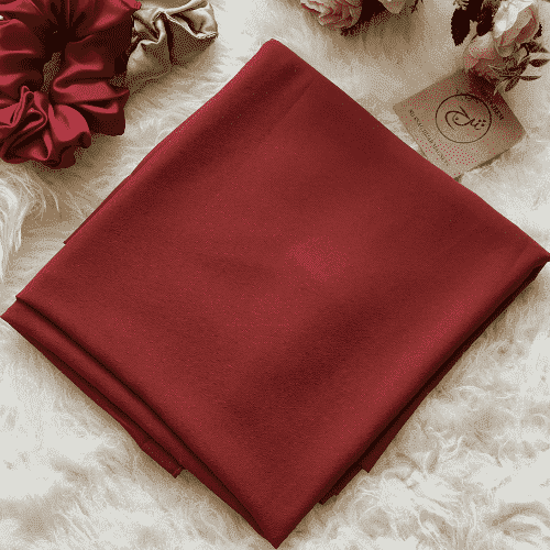 Plain Georgette - Rusty red