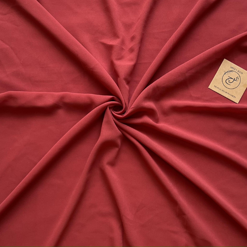 Plain Georgette - Rusty red
