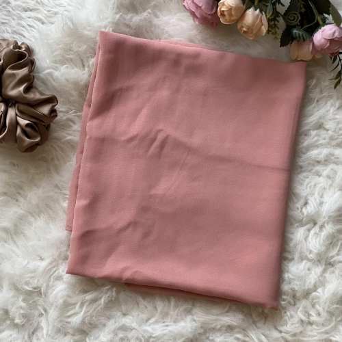Plain Georgette - Salmon