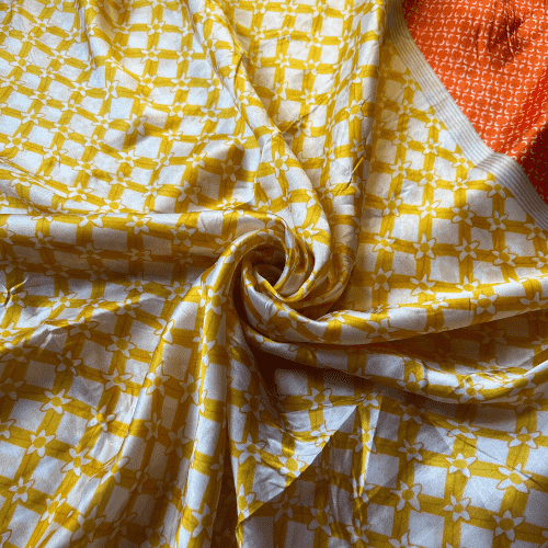Printed Silk Sunny Blooms