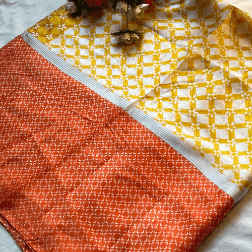 Printed Silk Sunny Blooms