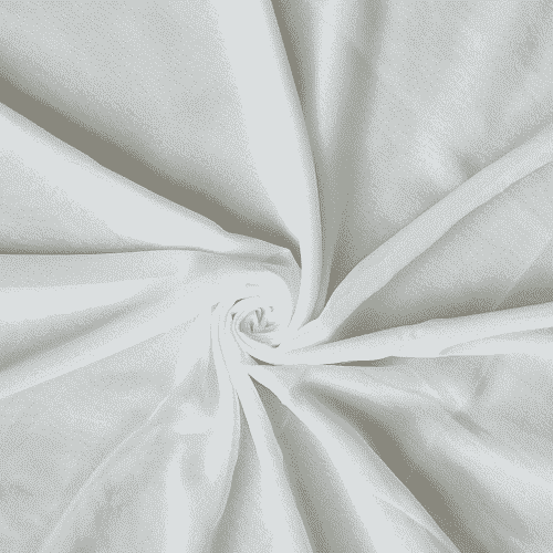 Plain Georgette - White